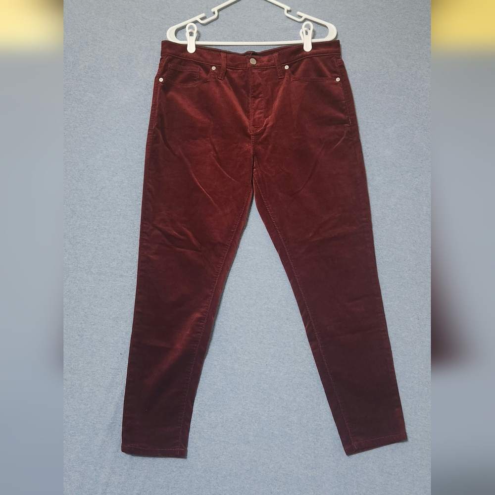 Banana Republic Women's Burgundy Corduroy Pants
